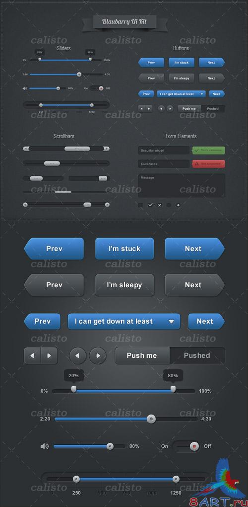 Blaubarry UI Kit Blaubarry UI Kit