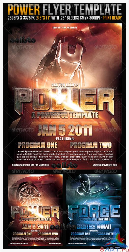 Power Poster/Flyer Template - GraphicRiver Power Poster/Flyer Template - GraphicRiver