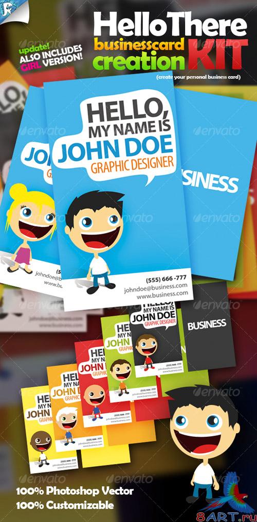 GraphicRiver Hello There Business Card - Creation Kit - REUPLOAD