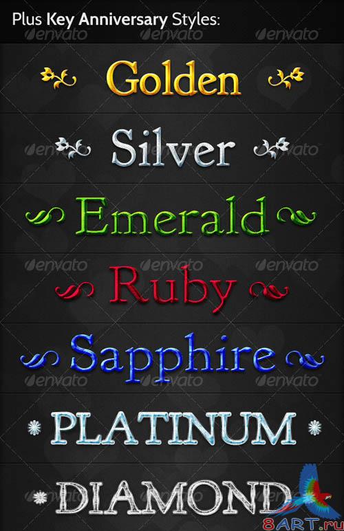 GraphicRiver Love and Romance Text Styles GraphicRiver Love and Romance Text Styles