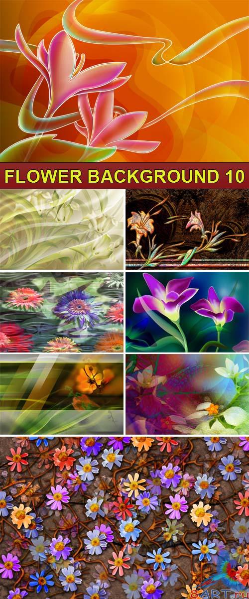 PSD Source - Flower background 10 PSD Source - Flower background 10