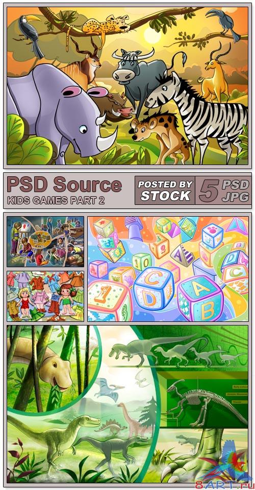 PSD Source - Kids Games 2 PSD Source - Kids Games 2