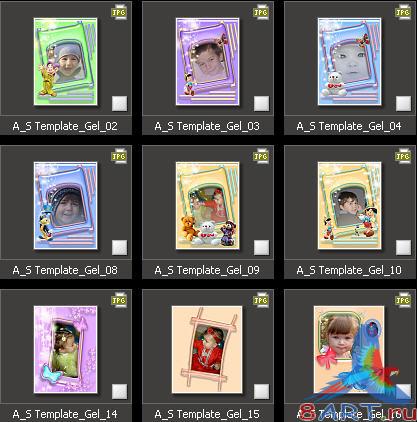 Atmosphere Studio Photo Album Templates - Children 1