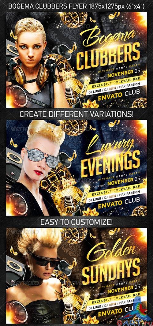 GraphicRiver Bogema Clubbers Flyer