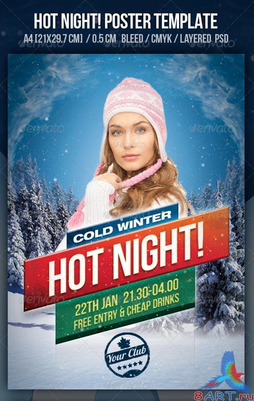 GraphicRiver Hot Night Party Design Template