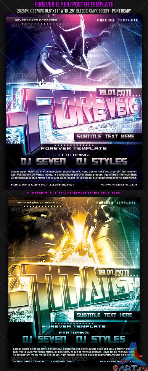 GraphicRiver - Forever Poster/Flyer Template GraphicRiver - Forever Poster/Flyer Template