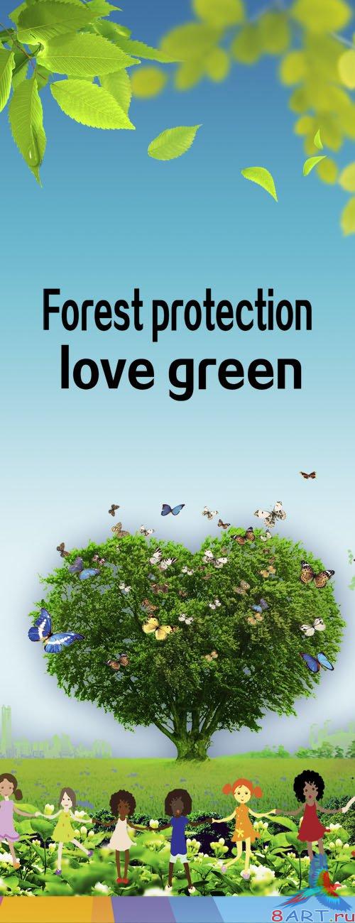 PSD Source - Love Green