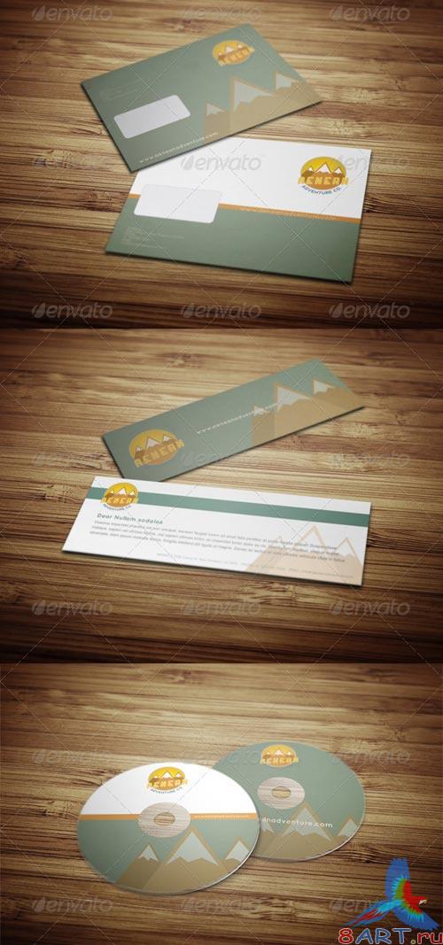 GraphicRiver Adventure Co. - Retro Stationery 1 GraphicRiver Adventure Co. - Retro Stationery 1