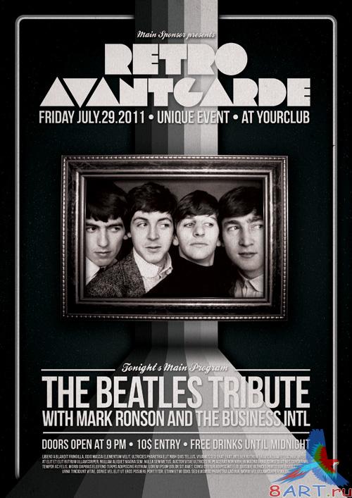 Retro Flyer Vol3 Black&White Retro Flyer Vol3 Black&White