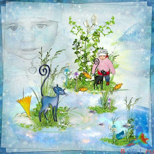 Скрап коллекция - Dream in blue Скрап коллекция - Dream in blue