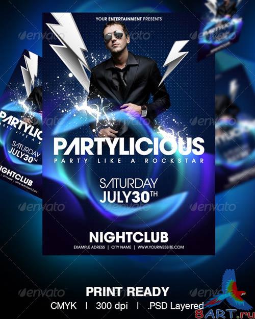 GraphicRiver Partylicious Flyer Template