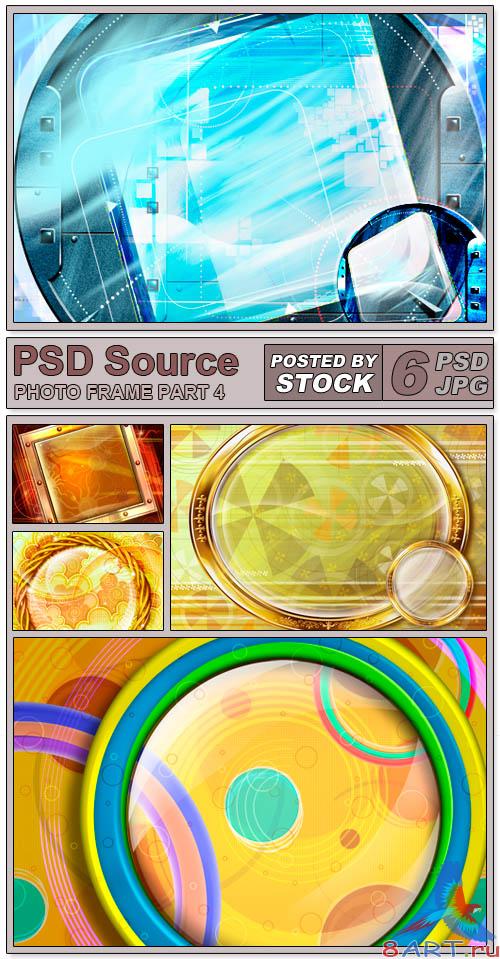 PSD Source - Photo frame 4 PSD Source - Photo frame 4
