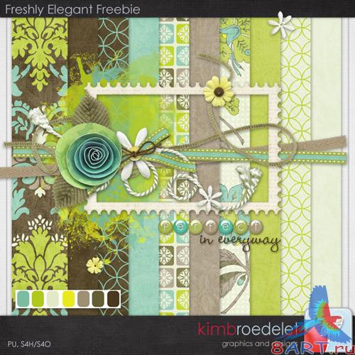 Scrap-set - Freshly Elegant Scrap-set - Freshly Elegant