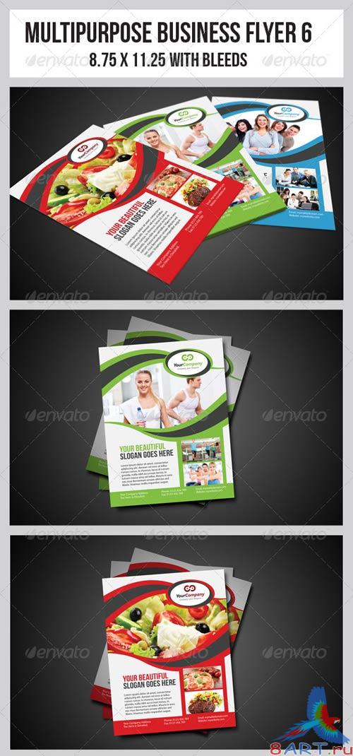 GraphicRiver Multipurpose Business Flyer 6