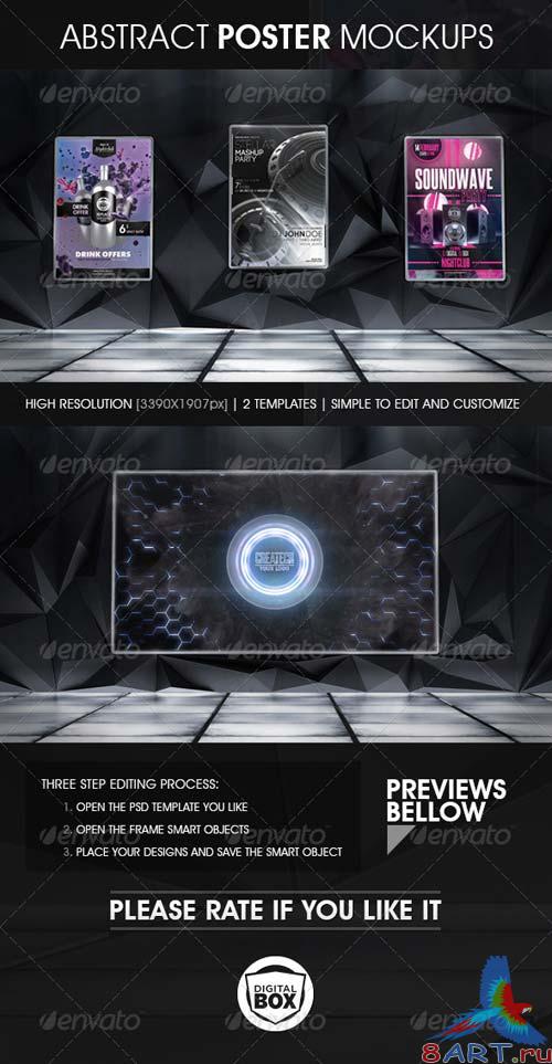 GraphicRiver Abstract Poster Mockups GraphicRiver Abstract Poster Mockups