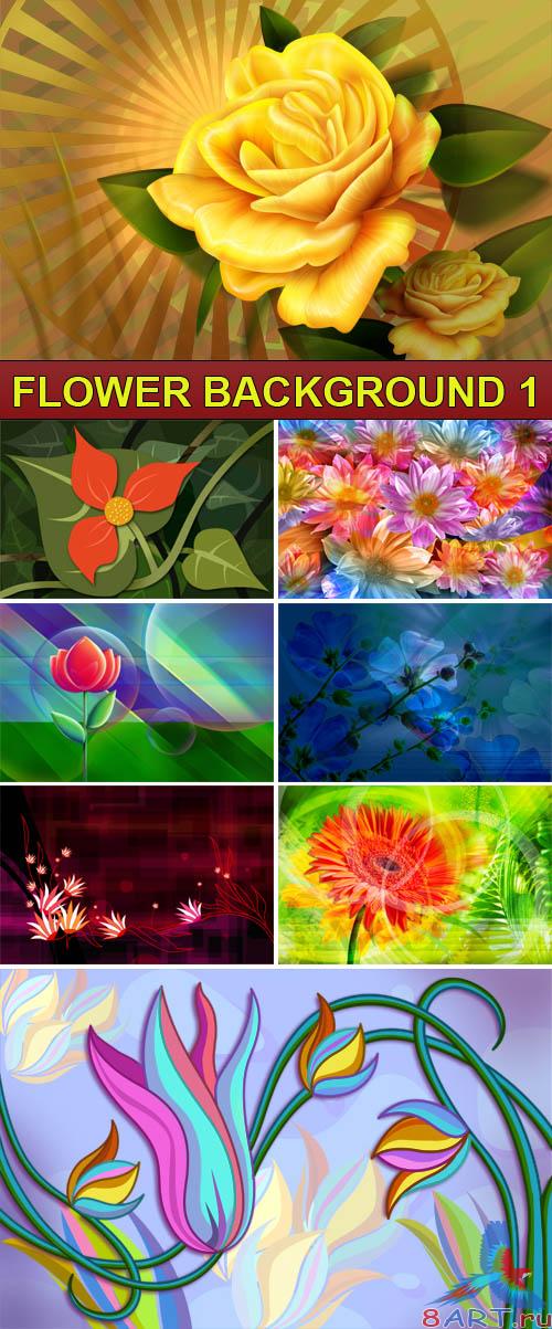 PSD Source - Flower background 1 PSD Source - Flower background 1