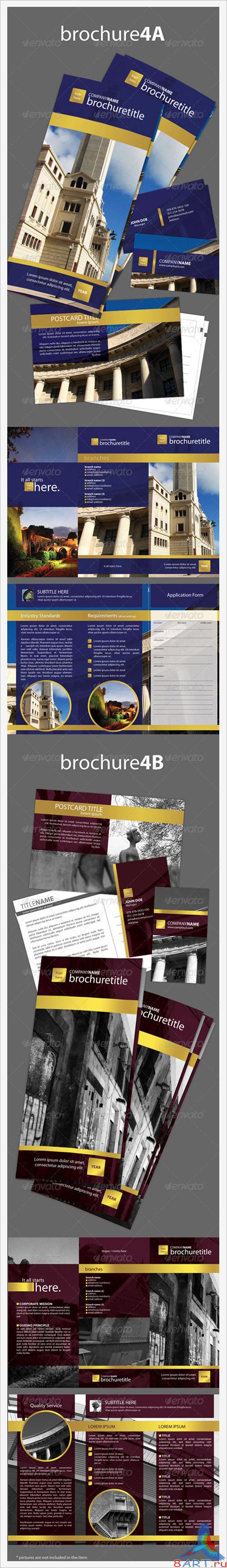 Brochure Set Series 4 - GraphicRiver Brochure Set Series 4 - GraphicRiver