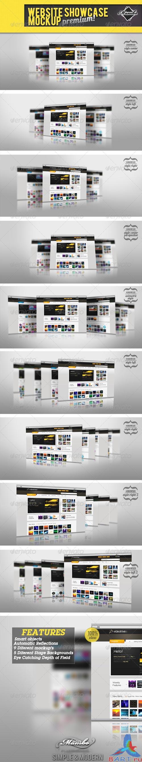 GraphicRiver Website Showcase Mockup - REUPLOAD