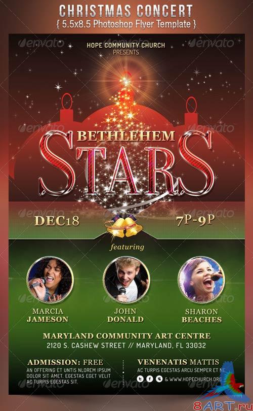 GraphicRiver Christmas Concert Flyer Template