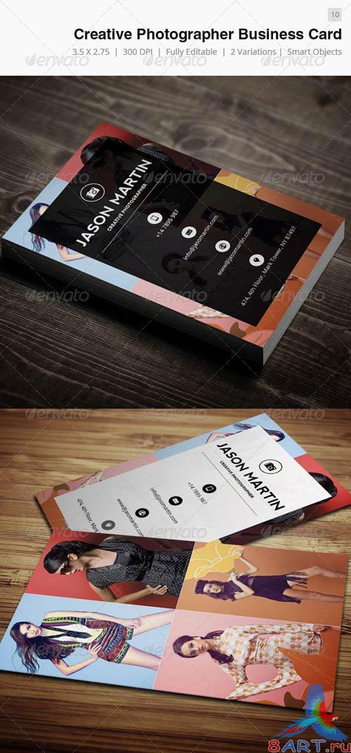 GraphicRiver Creative Photographer Business Card - 10