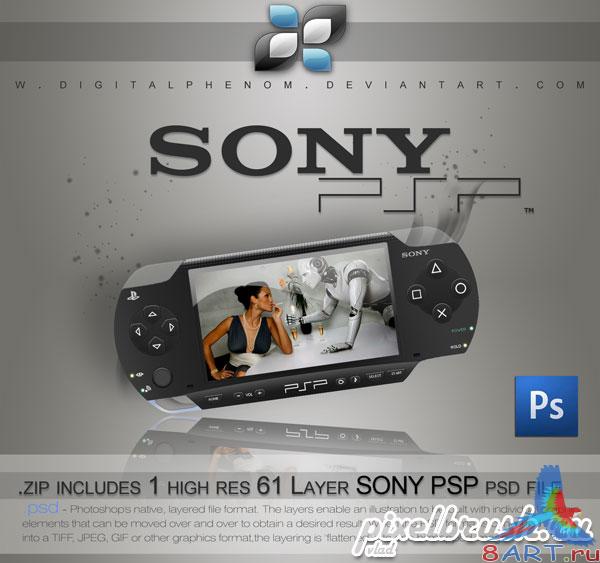 SONY PSP by DP Studios -     Photoshop