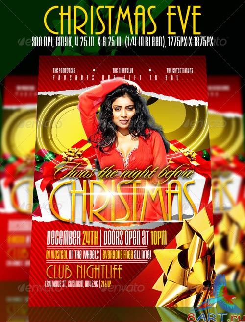 GraphicRiver Christmas Eve Flyer template