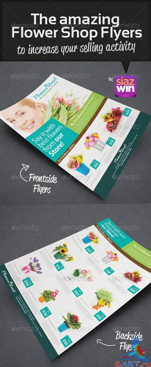 GraphicRiver The Amazing Flower Shop Flyers