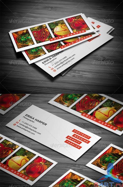 GraphicRiver Slim Photography Business Card