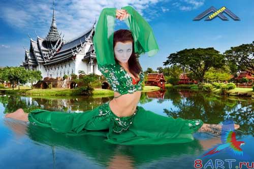 Женский обычай к фотомонтажа Танцы для воде Женский обычай чтобы фотомонтажа Танцы для воде