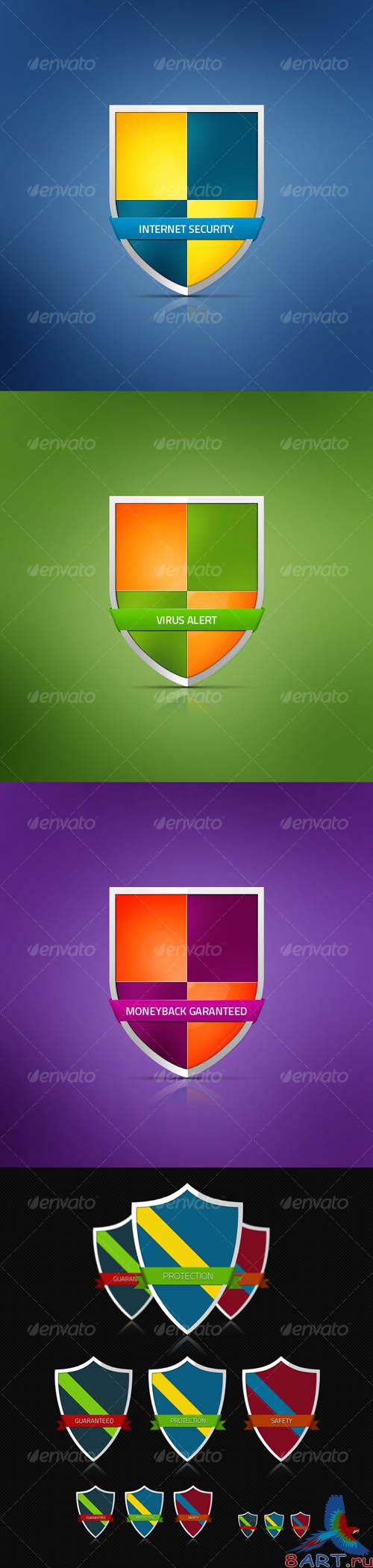 GraphicRiver Guard Shields GraphicRiver Guard Shields