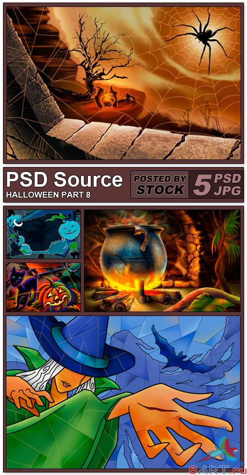 PSD Source - Halloween 8 PSD Source - Halloween 8