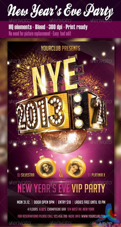 GraphicRiver New Years Eve Party Flyer