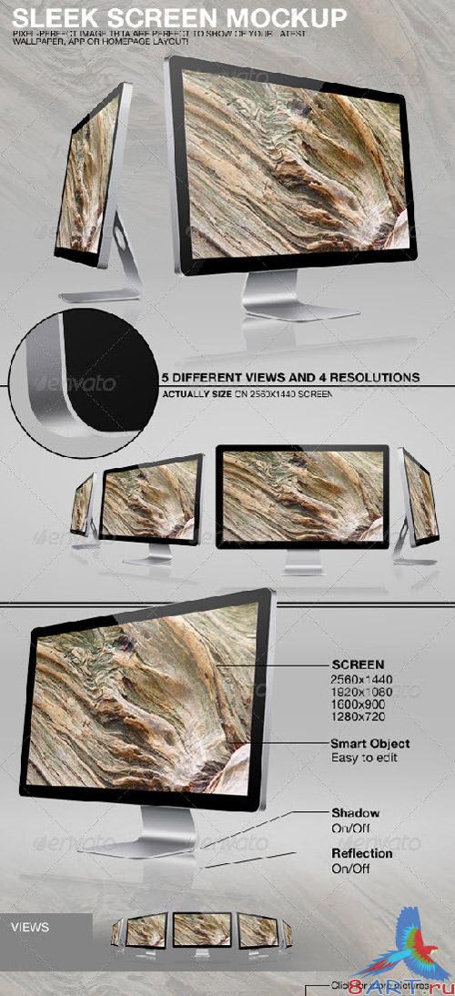 Sleek Screen Mockup - GraphicRiver Sleek Screen Mockup - GraphicRiver