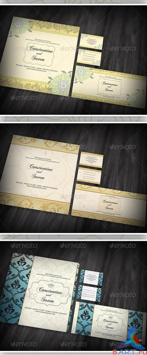 GraphicRiver 5 items Wedding - Invitation + Save The Date GraphicRiver 5 items Wedding - Invitation + Save The Date