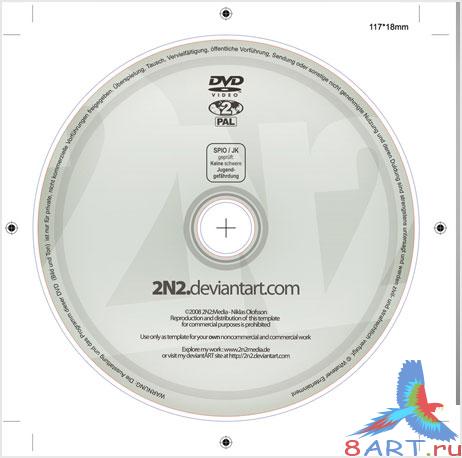 PSD- DVD-label