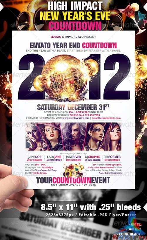 GraphicRiver High Impact New Year's Eve Countdown Flyer/Poster