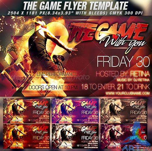 GraphicRiver The Game Flyer Template