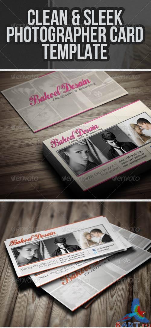 GraphicRiver Clean and Sleek Photographer Card