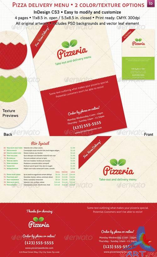 GraphicRiver Pizzeria Menu (4 Pages)