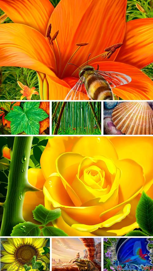 PSD Illustrations - nature 2