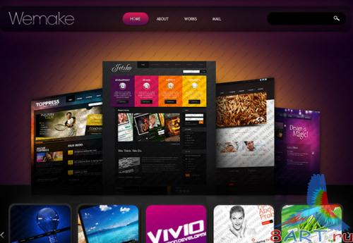 Free Wemake Design Website Template