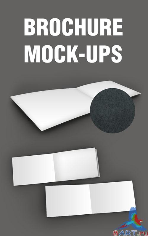 Brochures Mock-ups Smart Object PSD Template