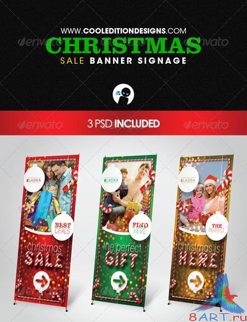 GraphicRiver Christmas Sale Banner Signage