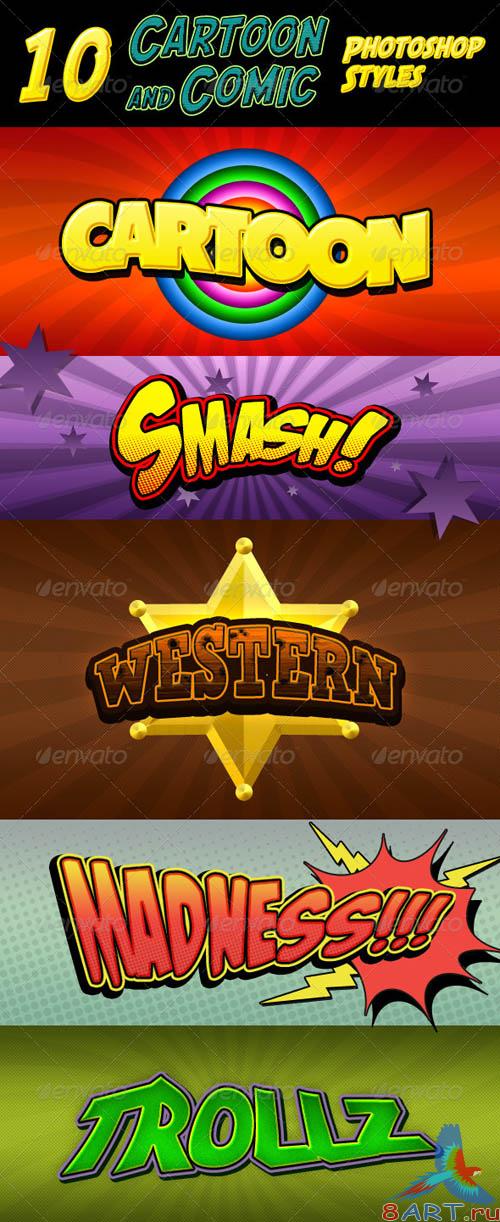 GraphicRiver Cartoon and Comic Book Styles