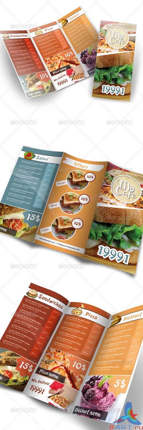 GraphicRiver Modern Restaurant Menu GraphicRiver Modern Restaurant Menu