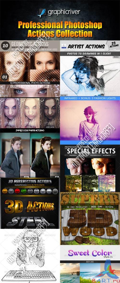 GraphicRiver Professional Photoshop Actions Collection