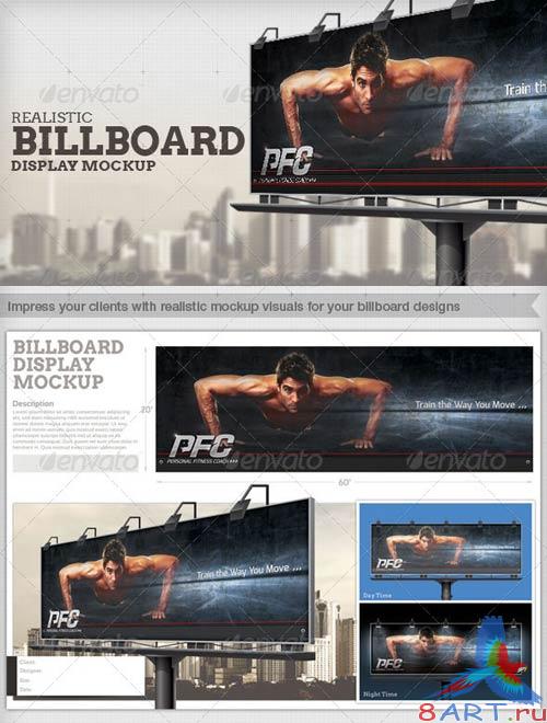 GraphicRiver Professional and Realistic Billboard Mock-Up