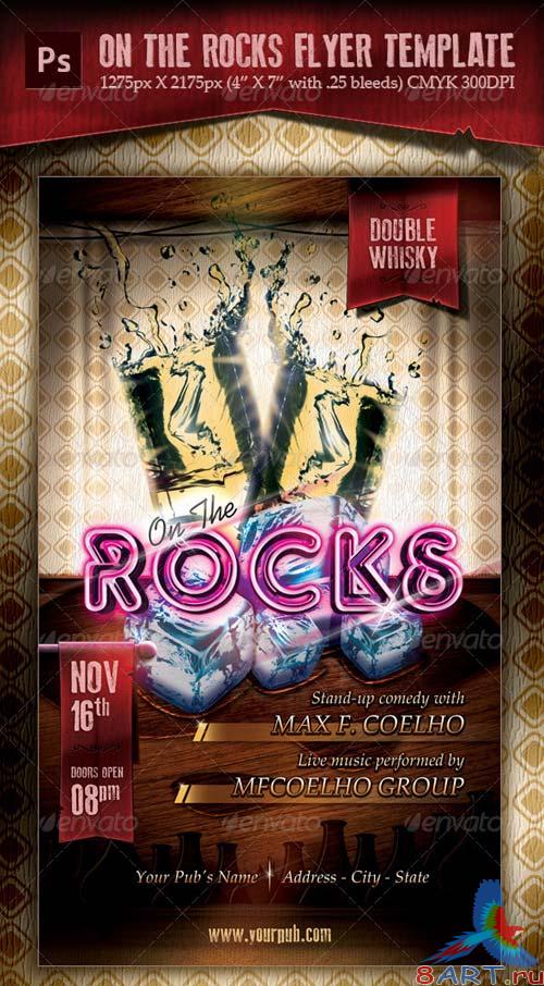 GraphicRiver On The Rocks Flyer Template