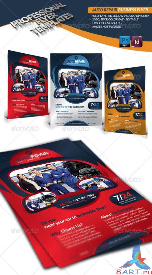 GraphicRiver Auto Repair Business Flyer