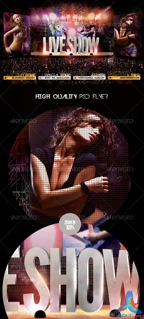 GraphicRiver Live Show Flyer Template